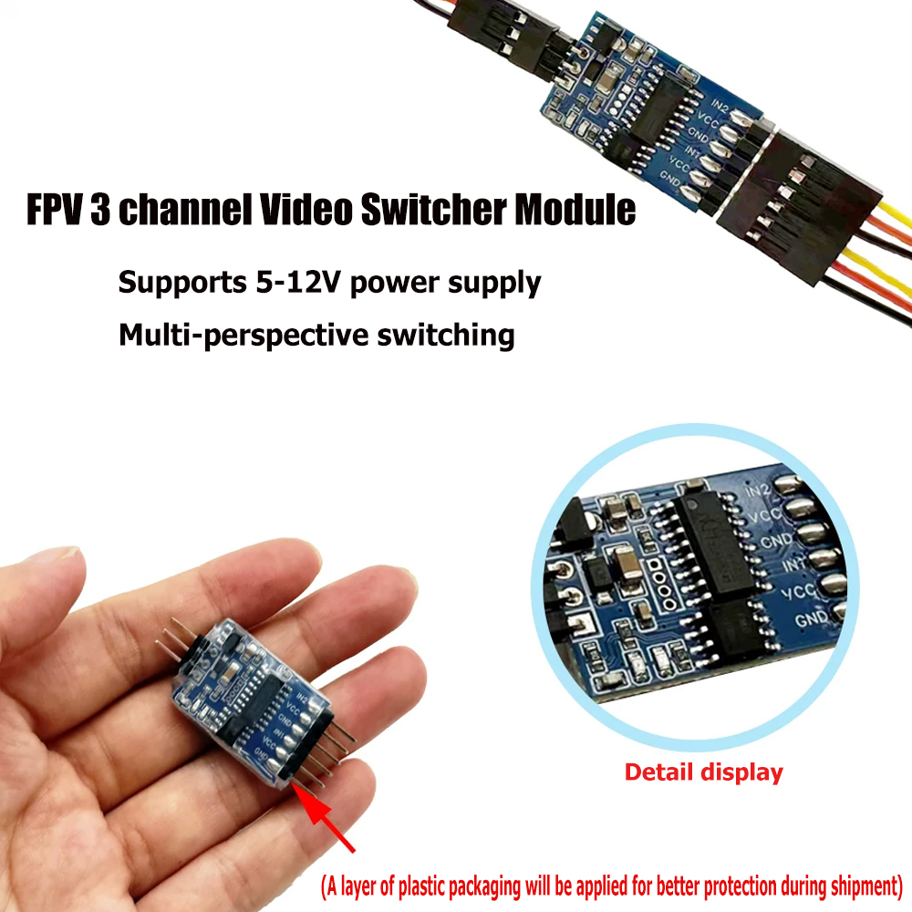 5.8G 3 채널 비디오 스위처 모듈 FPV 드론 UA - Fpv Drone Receiver 리뷰 및 가격