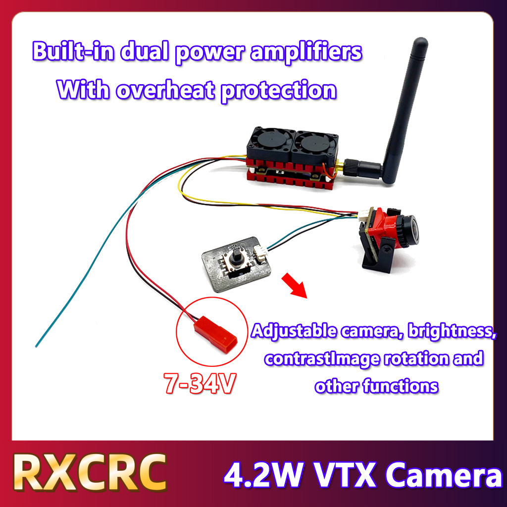 RXCRC 5.8G 48CH 4.2W 고출력 VTX 송 - Fpv Drone Vtx 리뷰 및 가격