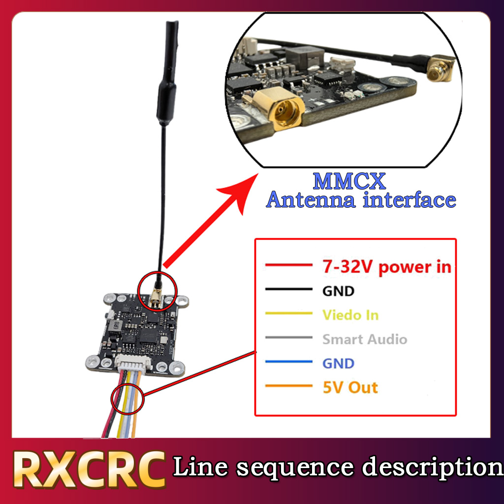 RXCRC 5.8G 모듈 48채널 1.6W VTX 더블 - Fpv Drone Vtx 리뷰 및 가격