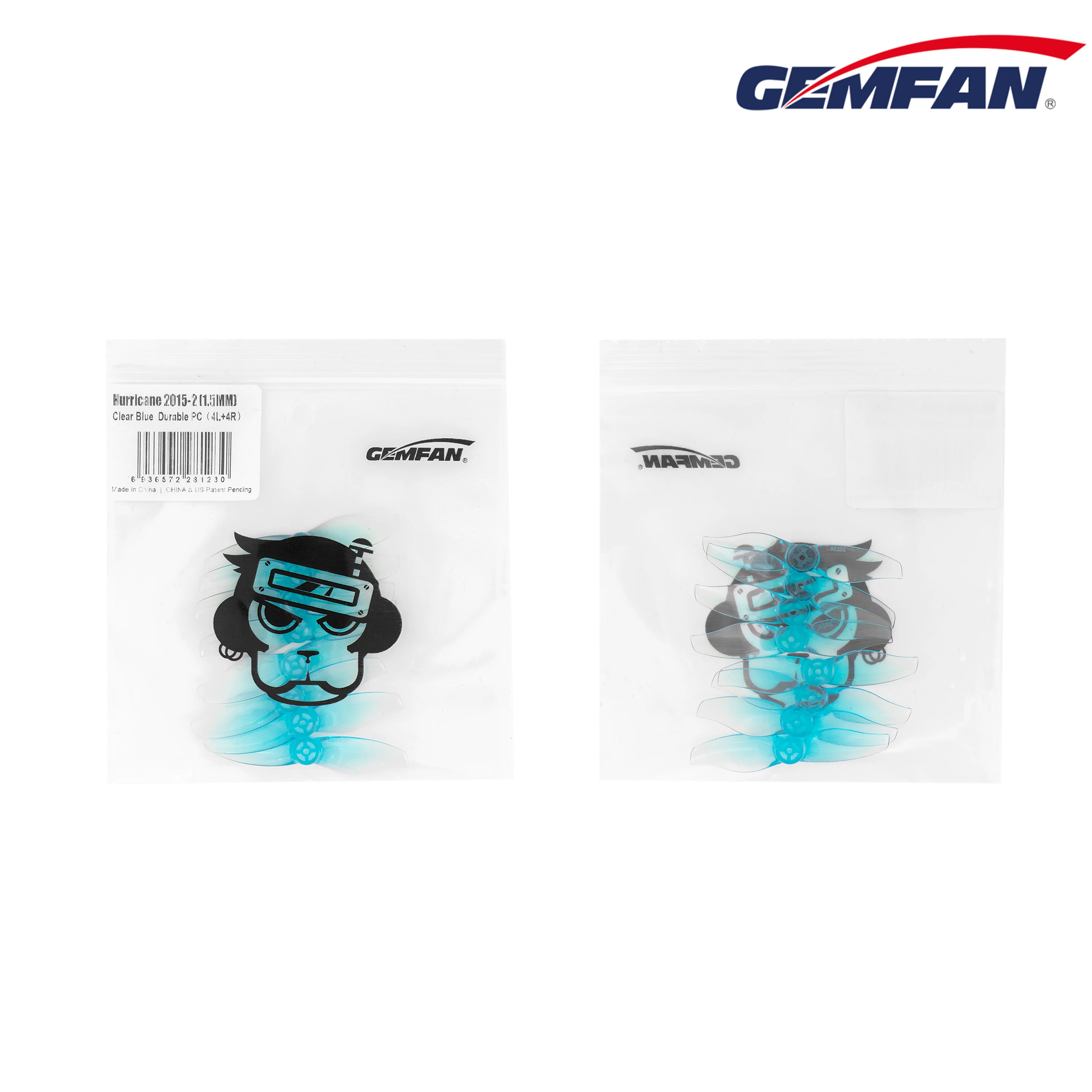 새로운 4쌍 GEMFAN 2015 허리케인 2X1.5  - Fpv Drone Propeller 리뷰 및 가격