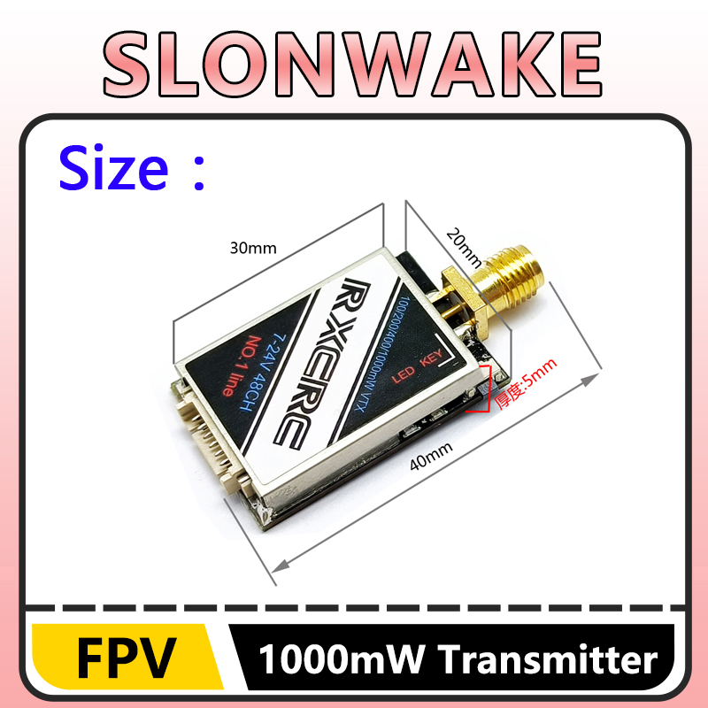 SLONWAKE 5.8G 48CH 1W VTX 100/ - Fpv Drone Frame 리뷰 및 가격