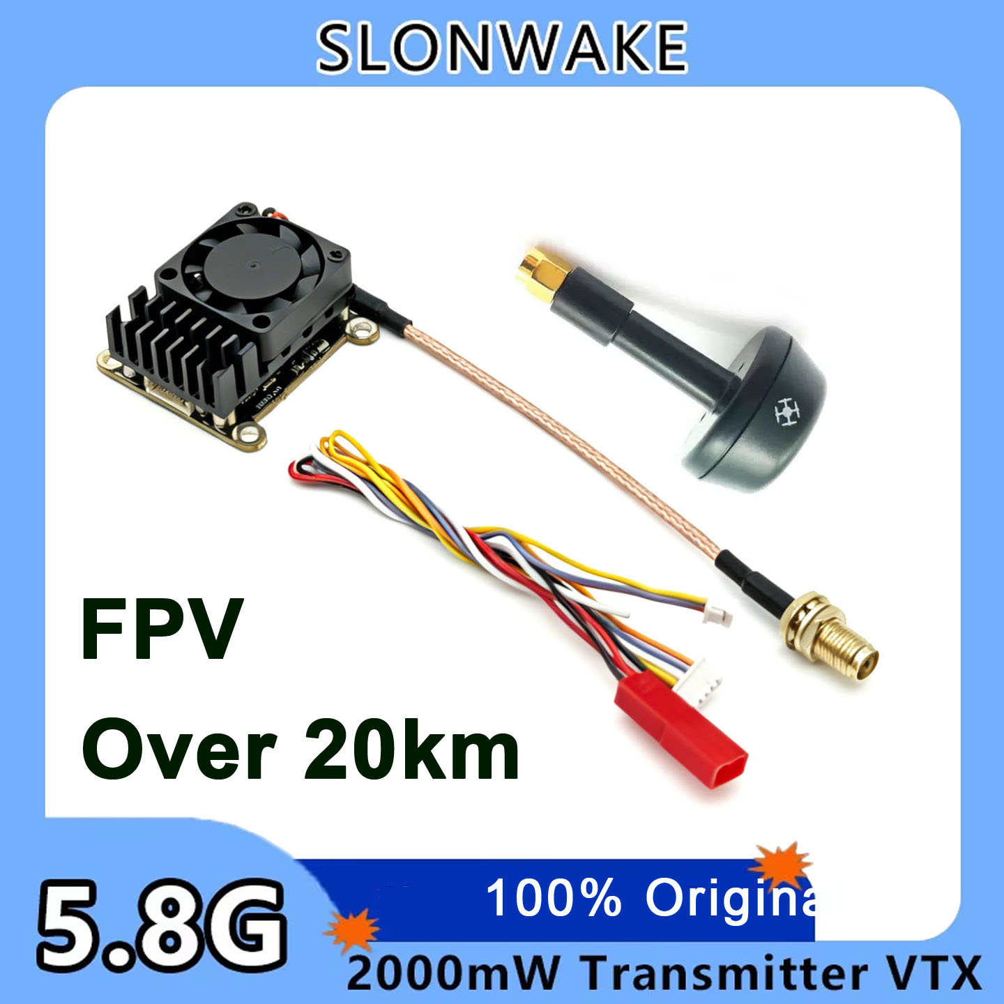 새로운 업그레이드 5.8Ghz 2W 조절 가능 FPV  - Fpv Drone Vtx 리뷰 및 가격