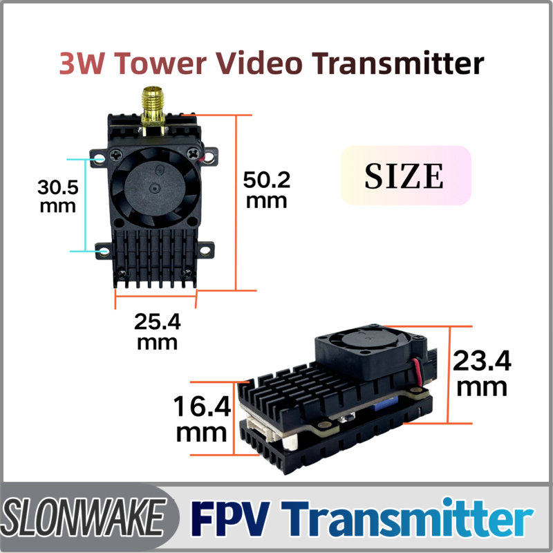 SLONWAKE 5.8G 3000mW 시뮬레이션 VTX - Fpv Drone Frame 리뷰 및 가격