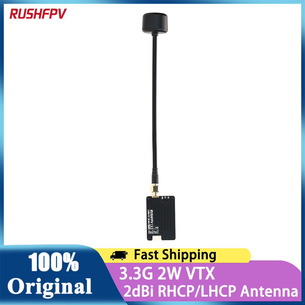 RUSHFPV 3.3G 2W VTX 비디오 송신기 FP - Fpv Drone Vtx 리뷰 및 가격