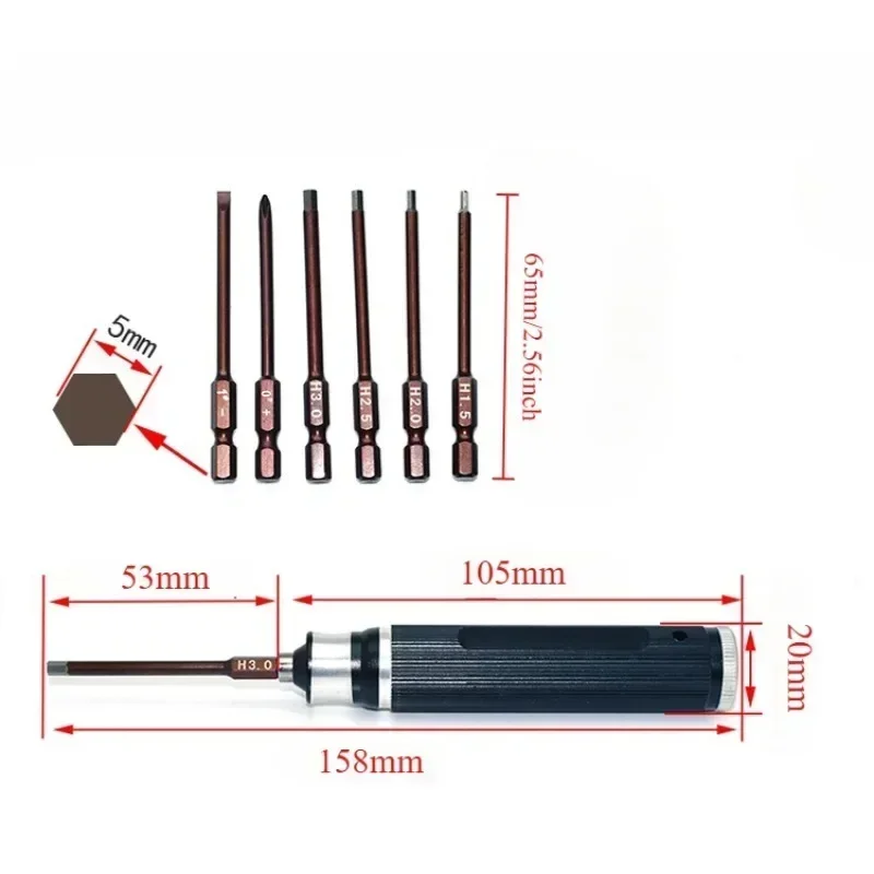 6 in 1 스크루드라이버 수리 도구 키트 1.5mm  - Fpv Drone Tool Kit 리뷰 및 가격